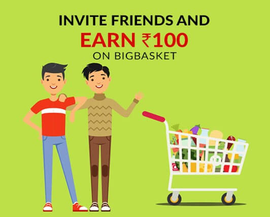 BigBasket Invite and Earn