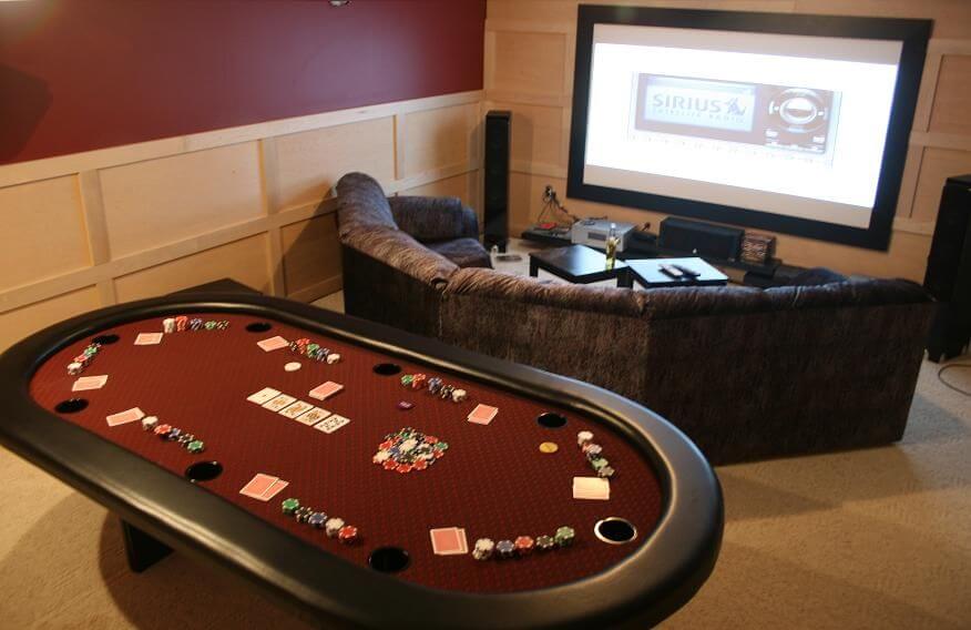 Poker Themed Rooms ideas for organizing poker home games