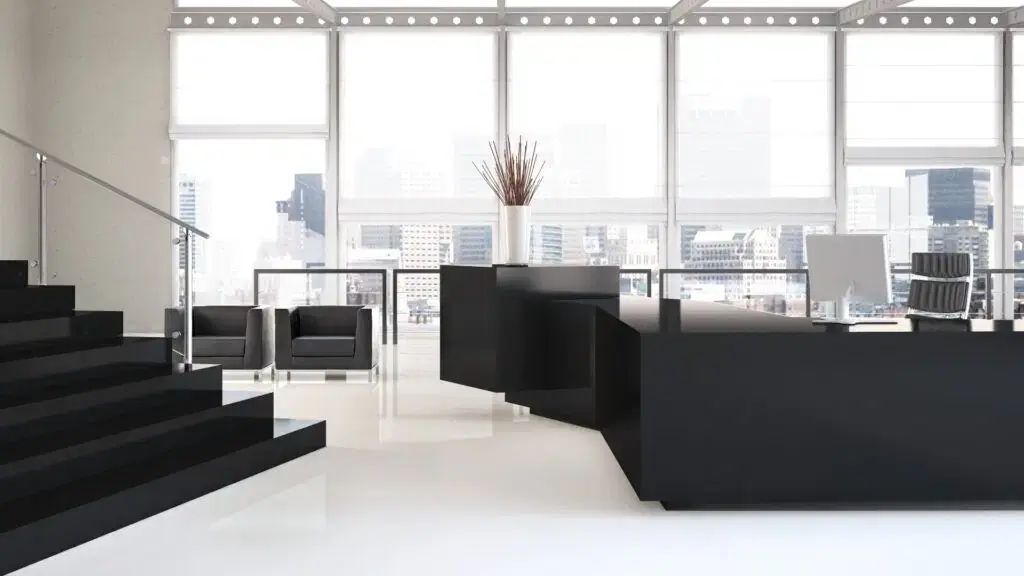 Build a Quartz-topped Reception Desk for a More Upscale Look