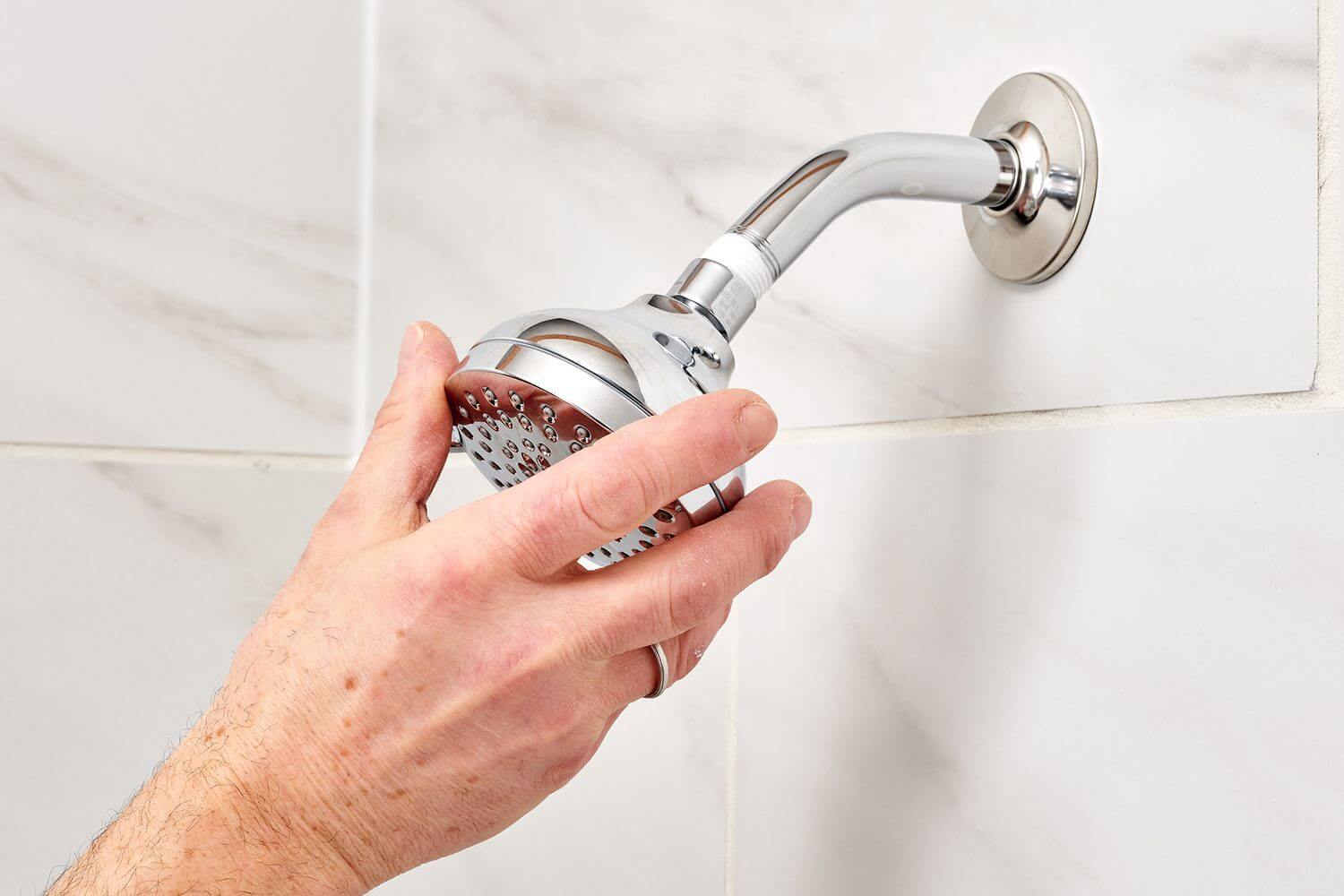 Replacing a showerhead