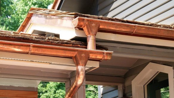 Copper Gutters: Elevating Elegance and Functionality
