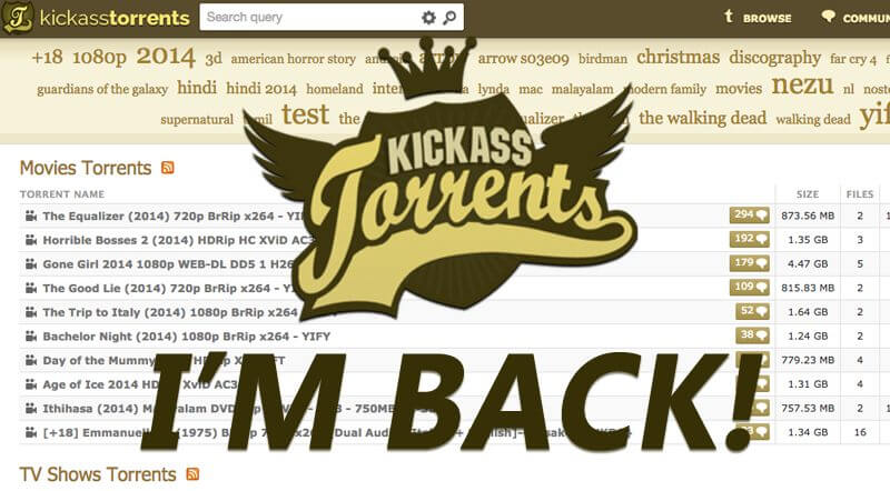 Rebirth of The New Kickass Torrents