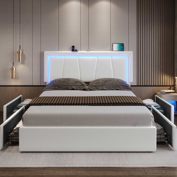 The Aesthetic and Functional Benefits of Sikaic LED Bed Frame