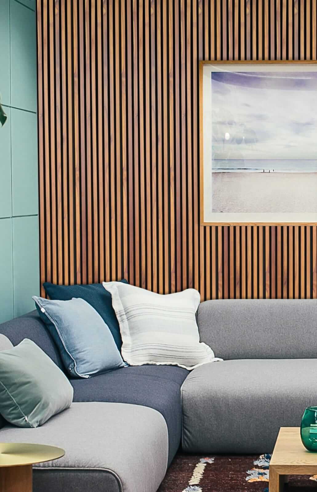 Teak Wood Slat Wall Panels