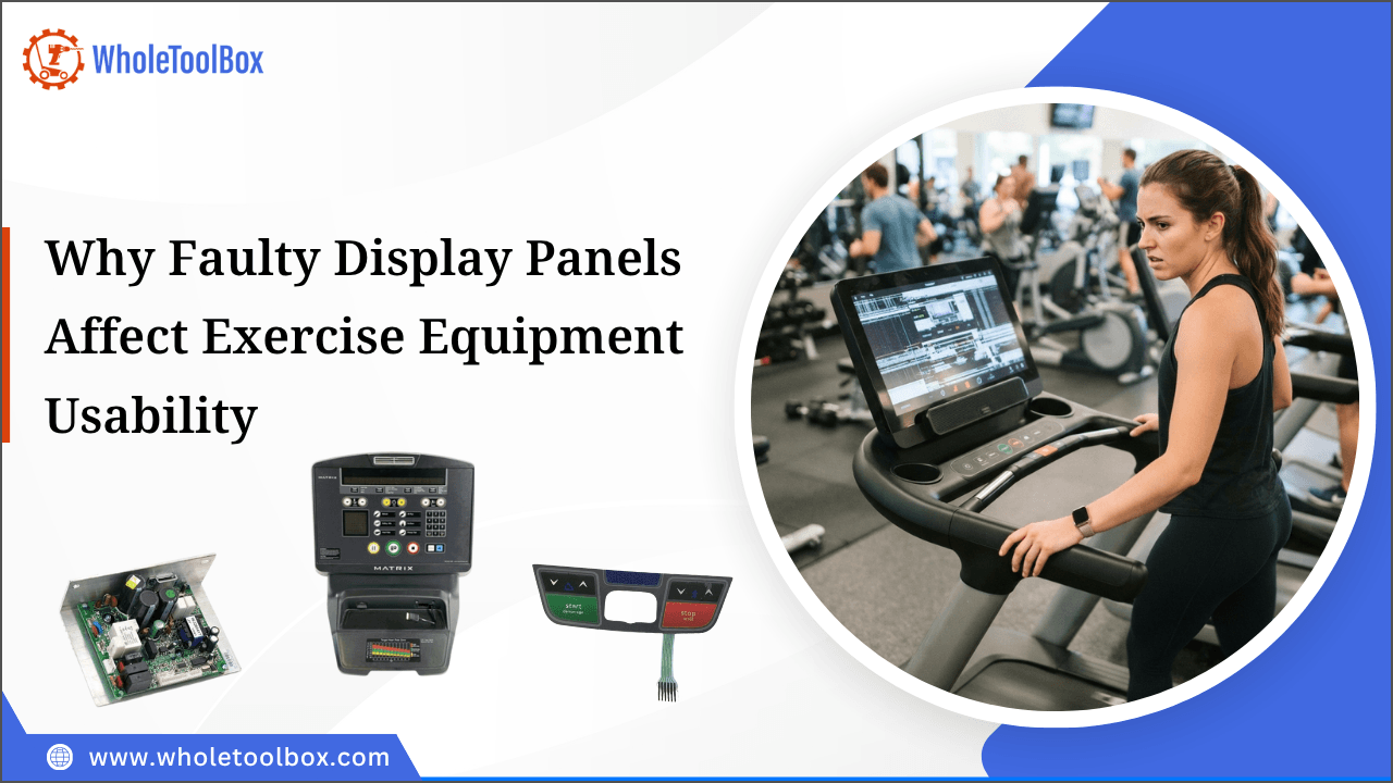 Why Faulty Display Panels Affect Exercise Equipment Usability: WholeToolBox